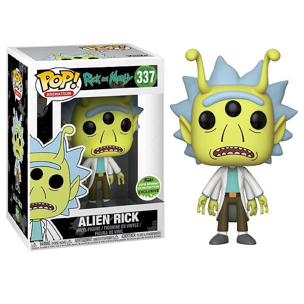 Funko Pop! Animation Rick And Morty Alien Rick 337 Exclusivo