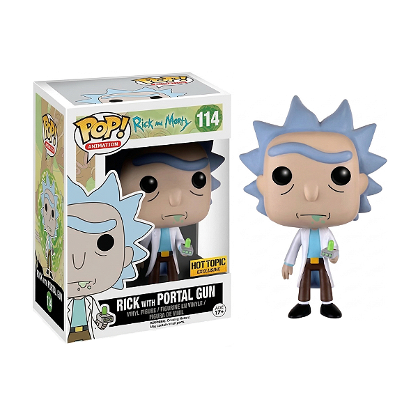Funko Pop! Animation Rick And Morty Rick With Portal Gun 114 Exclusivo