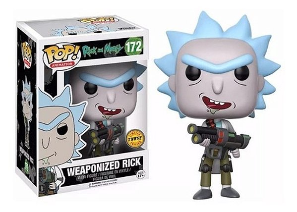 Funko Pop! Animation Rick And Morty Weaponized Rick 172 Exclusivo Chase