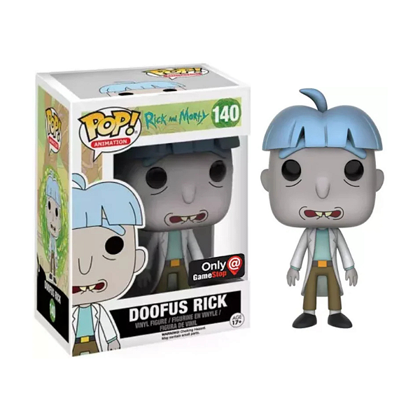Funko Pop! Animation Rick And Morty Doofus Rick 140 Exclusivo