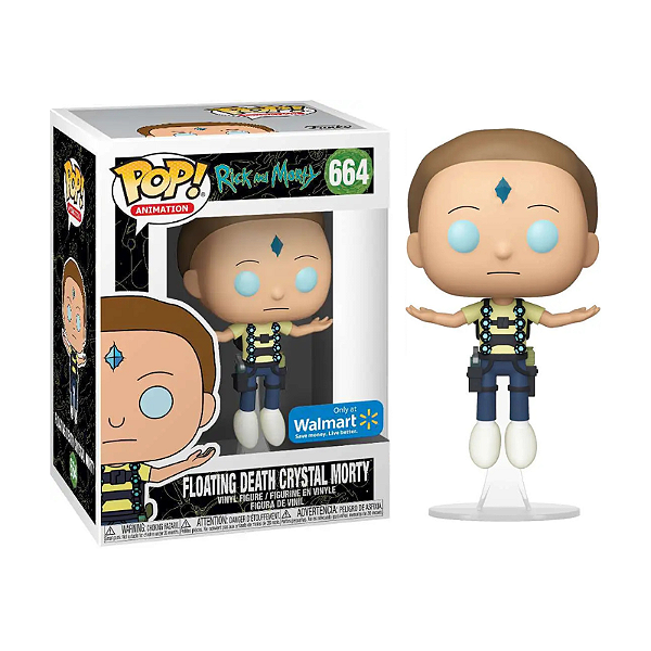 Funko Pop! Animation Rick And Morty Floating Death Crystal Morty 664 Exclusivo