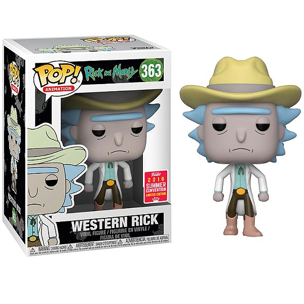 Funko Pop! Animation Rick And Morty Western Rick 363 Exclusivo