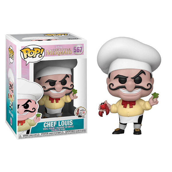 Funko Pop! Disney A Pequena Sereia Chef Louis 567