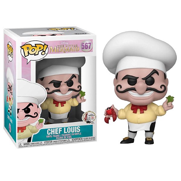 Funko Pop! Disney A Pequena Sereia Chef Louis 567