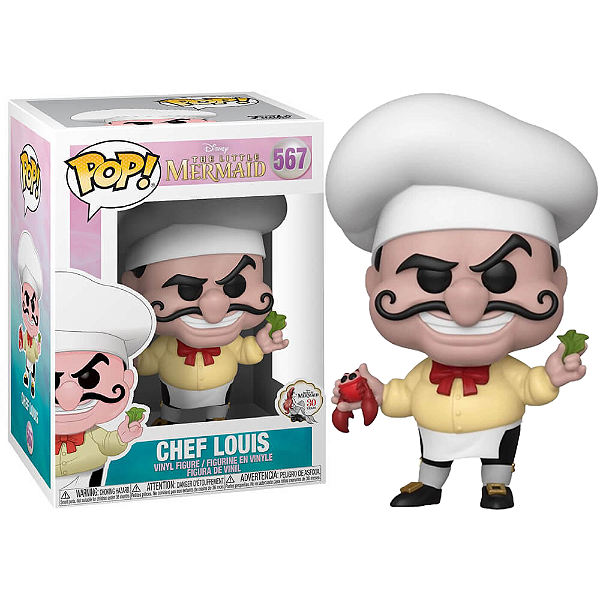 Funko Pop! Disney A Pequena Sereia Chef Louis 567