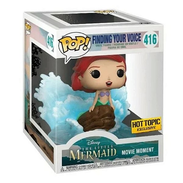 Funko Pop! Filme Disney A Pequena Sereia Finding your voice 416 Exclusivo