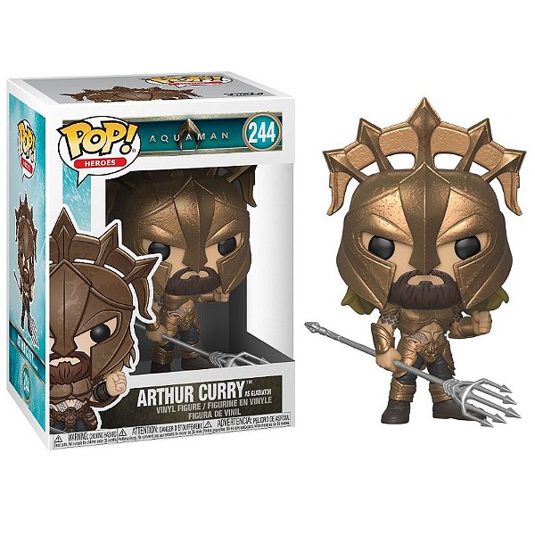 Funko Pop! Dc Comics Aquaman Arthur Curry As Gladiator 244