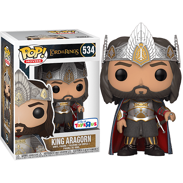 Funko Pop! Filme O Senhor Dos Aneis King Aragorn 534 Exclusivo