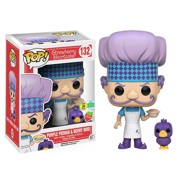 Funko Pop! Animation Moranguinho / Strawberry Shortcake Purple Pieman & Berry Bird 132 Exclusivo