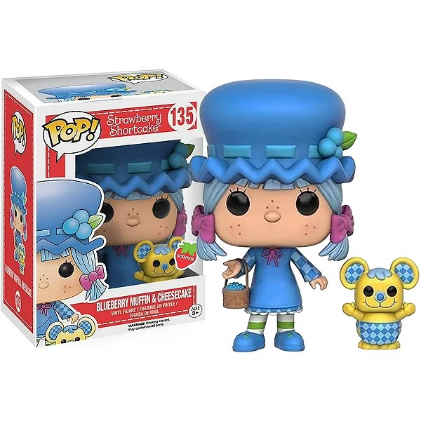 Funko Pop! Animation Moranguinho / Strawberry Shortcake Blueberry Muffin & Cheesecake 135
