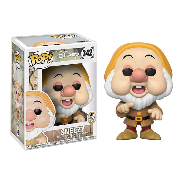 Funko Pop! Disney A Branca De Neve Sneezy 342