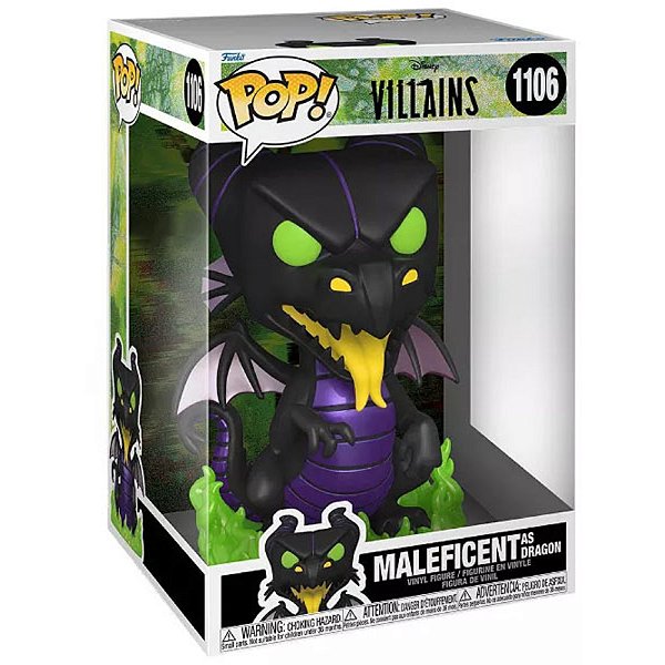 Funko Pop! Disney Villains Malevola Maleficent 1106 10 Polegadas