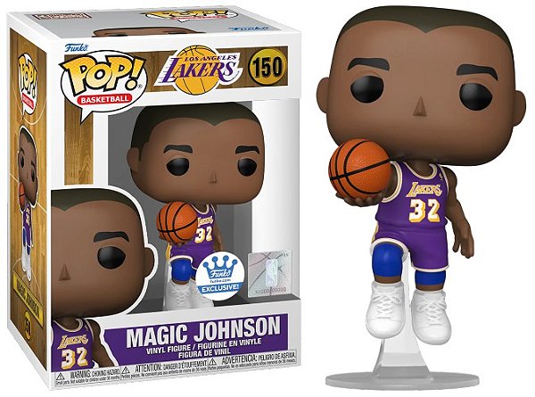 Funko Pop! Basketball NBA Lakers Magic Johnson Purple Jersey 150 Exclusivo