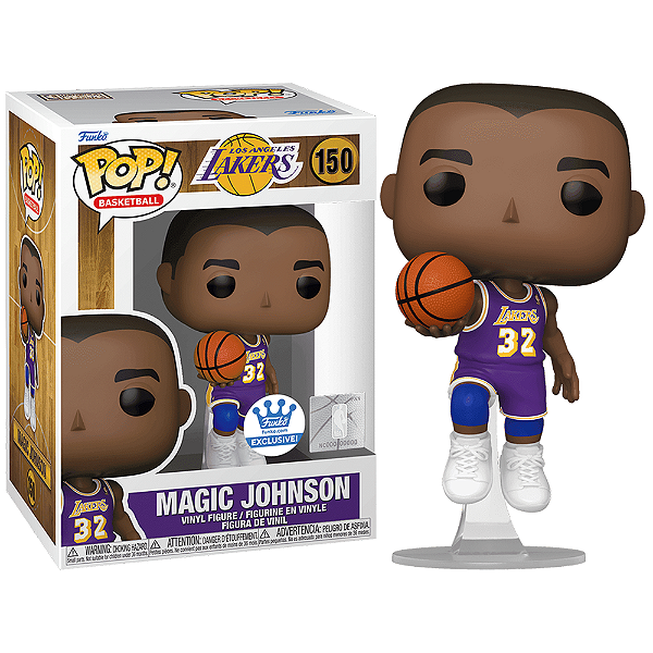 Funko Pop! Basketball NBA Lakers Magic Johnson Purple Jersey 150 Exclusivo