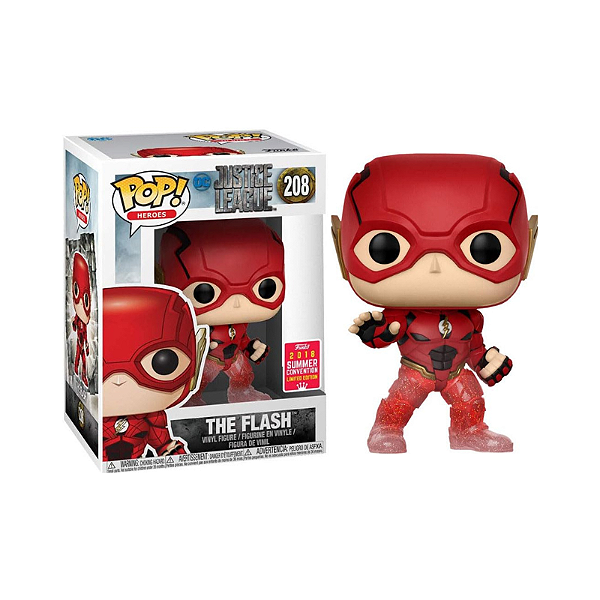 Funko Pop! Dc Comics Liga Da Justiça Flash 208 Exclusivo
