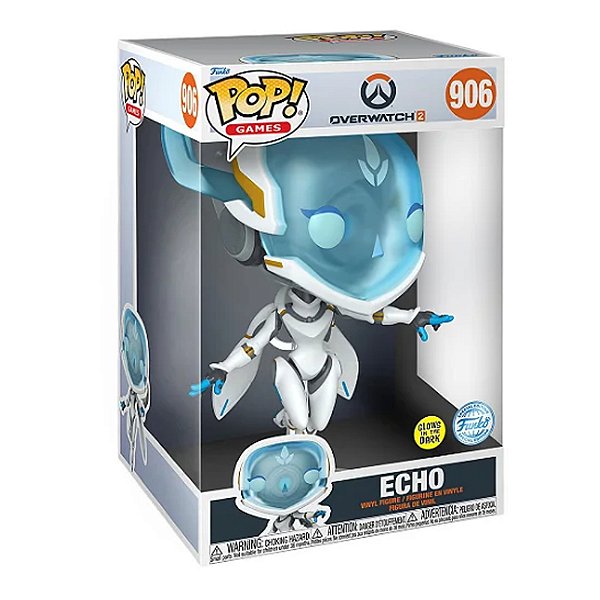 Funko Pop! Games Overwatch 2 Echo 906 Exclusivo Glow 10 Polegadas