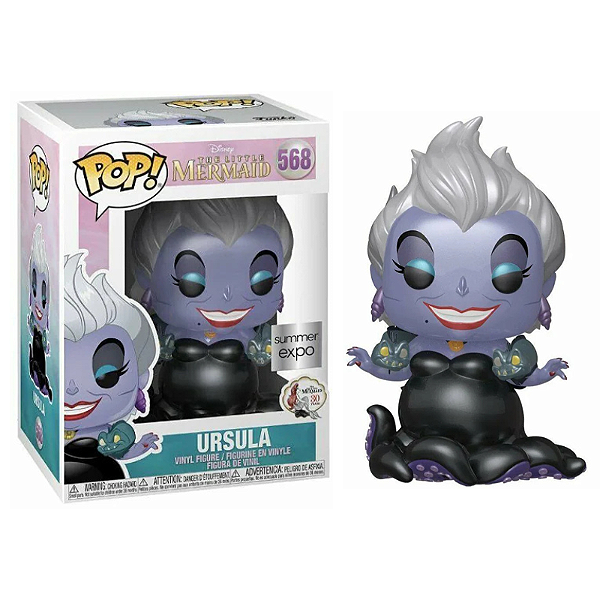 Funko Pop! Disney A Pequena Sereia Ursula 568 Exclusivo Metallic