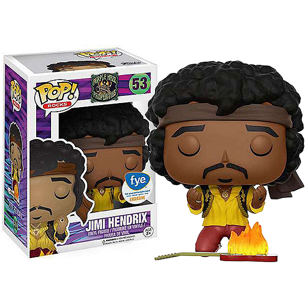 Funko Pop! Rocks Jimi Hendrix 53 Exclusivo