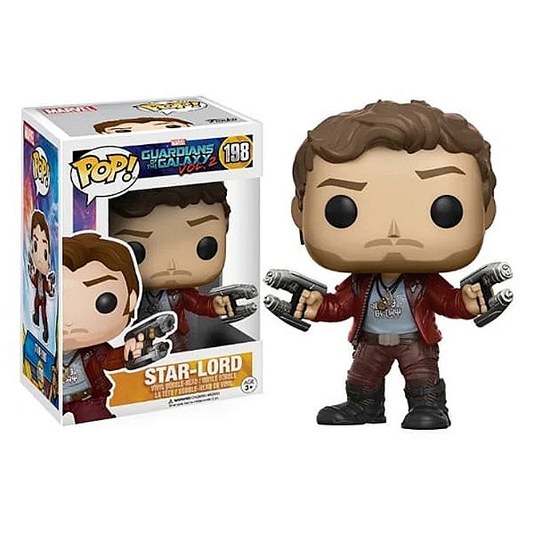 Funko Pop! Filme Marvel Guardiões da Galáxia / Guardians Of The Galaxy Star Lord 198