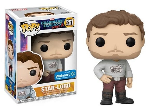 Funko Pop! Filme Marvel Guardiões da Galáxia / Guardians Of The Galaxy Star Lord 261 Exclusivo