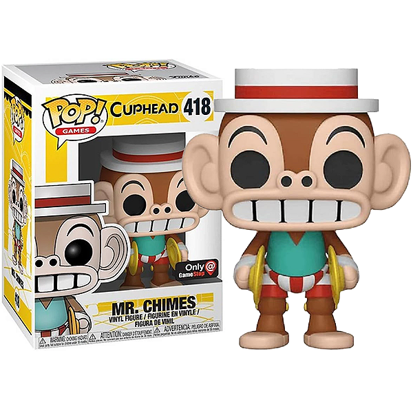 Funko Pop! Games Cuphead Mr. Chimes 418 Exclusivo