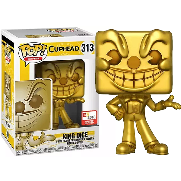 Funko Pop! Games Cuphead King Dice 313 Exclusivo