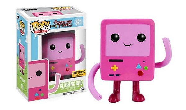 Funko Pop! Animation Hora da Aventura Adventure Time Blushing Bmo 321 Exclusivo