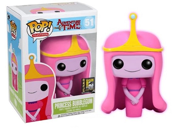 Funko Pop! Animation Hora da Aventura Adventure Time Princess Bubblegum 51 Exclusivo Glow