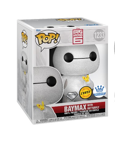 Funko Pop! Disney Big Hero 6 Baymax With Butterfly 1233 Exclusivo Chase Diamond