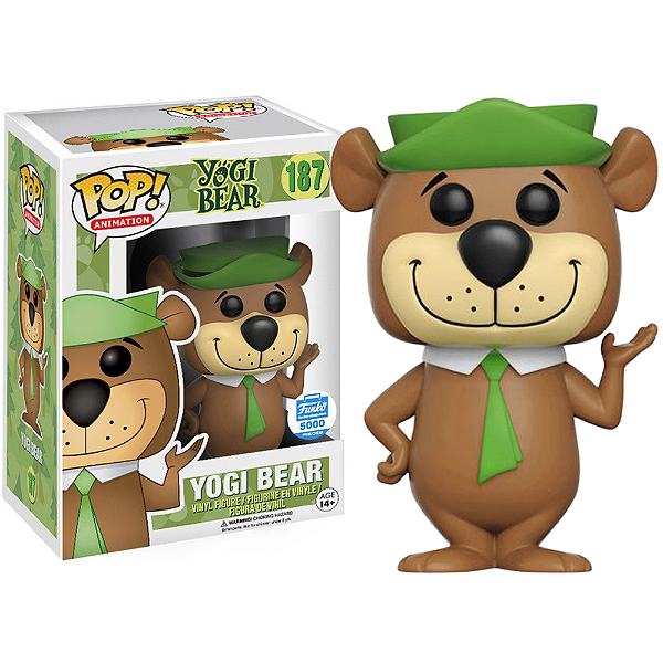 Funko Pop! Animation Ze Colmeia Yogi Bear 187 Exclusivo 5000 Pcs
