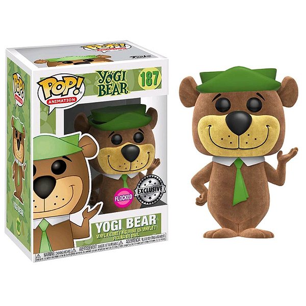 Funko Pop! Animation Zé Colmeia Yogi Bear 187 Exclusivo Flocked