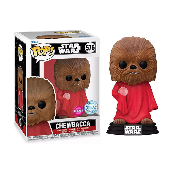 Funko Pop! Television Star Wars Chewbacca 576 Flocked Exclusivo