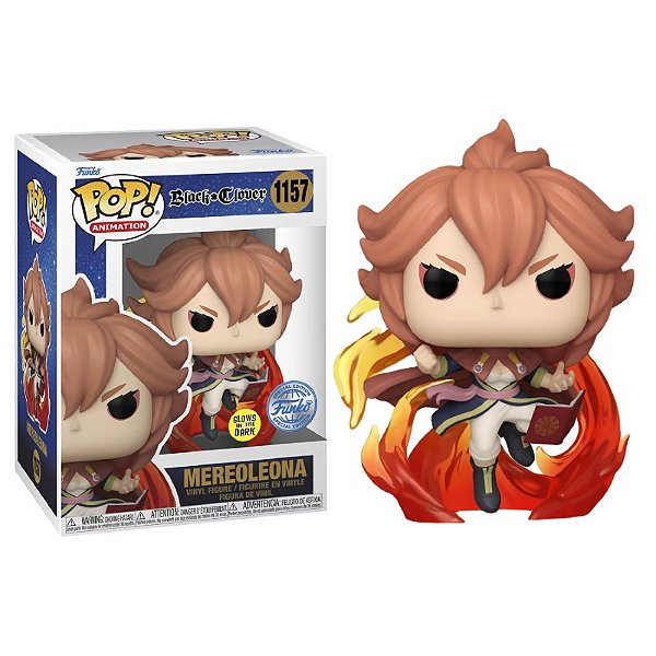 Funko Pop! Animation Black Clover Mereoleona 1157 Exclusivo Glow