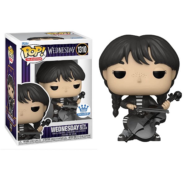 Funko Pop! Television Wandinha Addams Wednesday With Cello 1310 Exclusivo