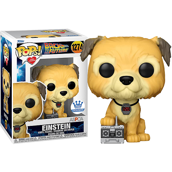 Funko Pop! Filme De Volta Para o Futuro Einstein 1274 Exclusivo