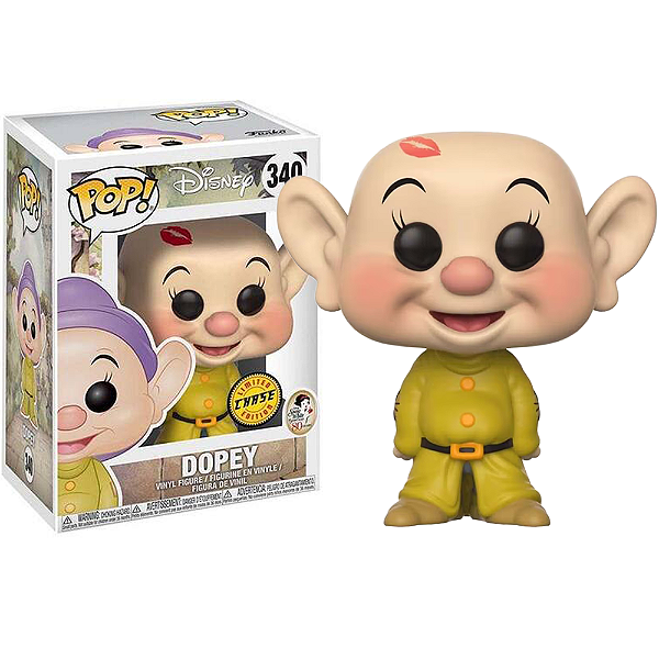 Funko Pop! Disney A Branca De Neve Dopey 340 Exclusivo Chase