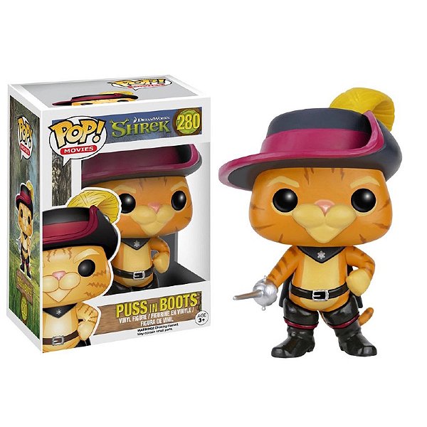 Funko Pop! Filme Shrek Gato de Botas Puss In Boots 280