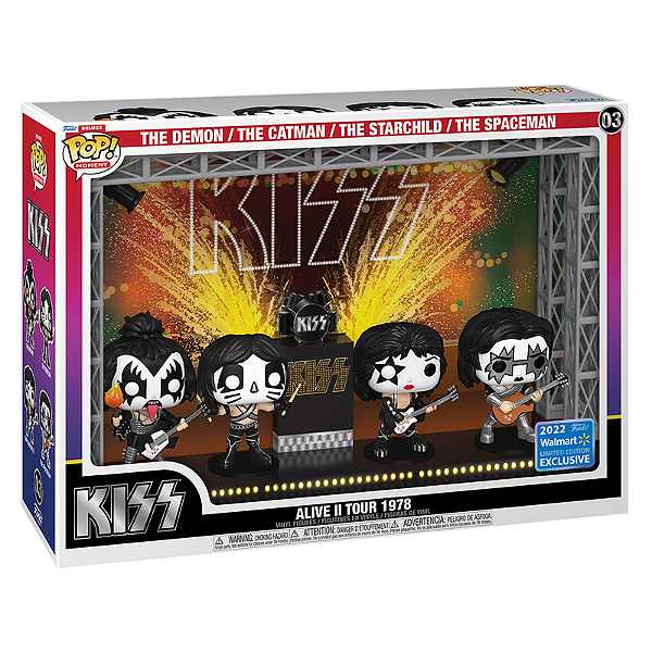 Funko Pop! Moment Rocks Kiss Alive Tour in 1978 03 Exclusivo