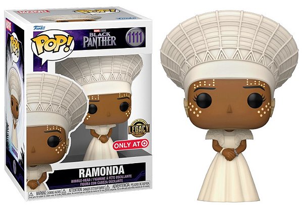 Funko Pop! Marvel Pantera Negra Black Panther Ramonda 1111 Exclusivo