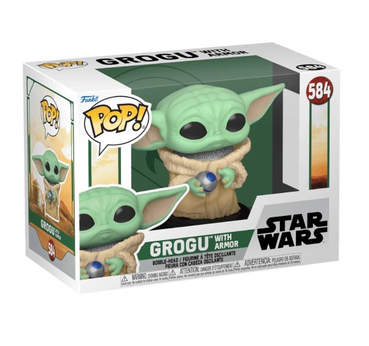 Funko Pop! Television Star Wars Grogu With Armor 584