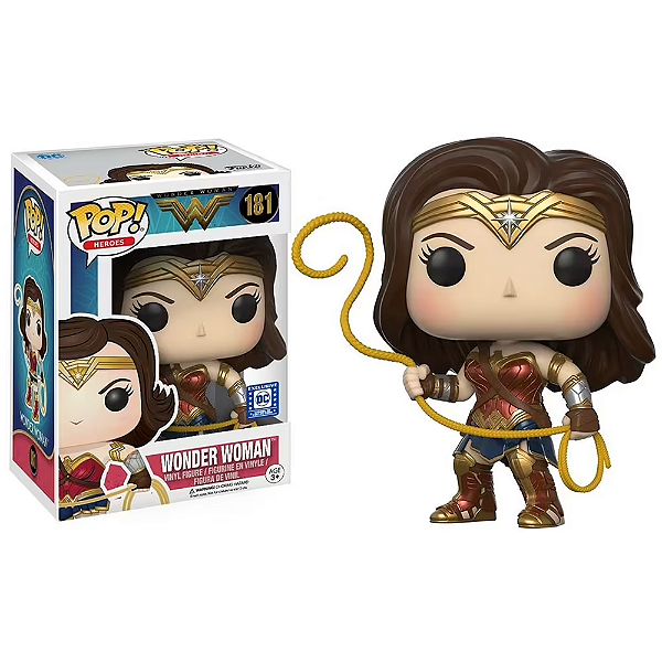 Funko Pop! Dc Comics Mulher Maravilha Wonder Woman 181 Exclusivo