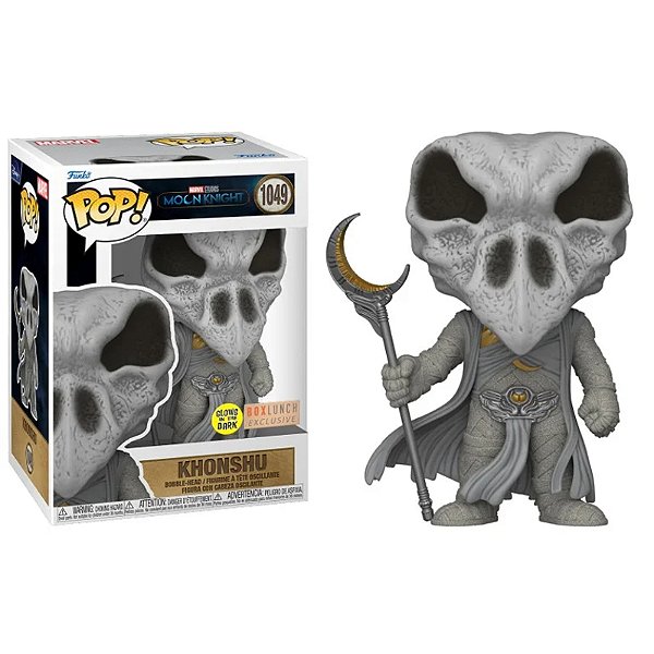 Funko Pop! Marvel Moon Knight / Cavaleiro da Lua Khonshu 1049 Exclusivo Glow