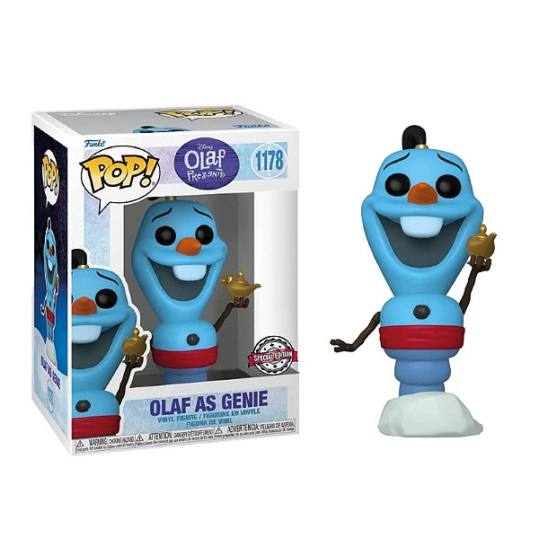Funko Pop! Filme Disney Frozen Olaf As Genie 1178 Exclusivo