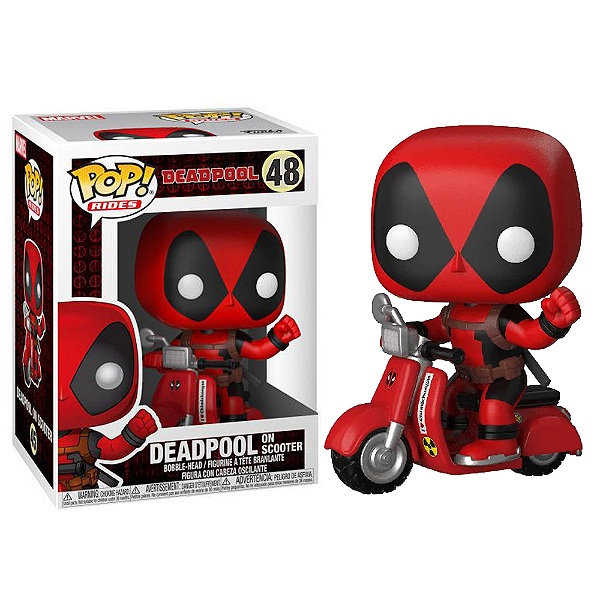 Funko Pop! Rides Marvel Deadpool On Scooter 48