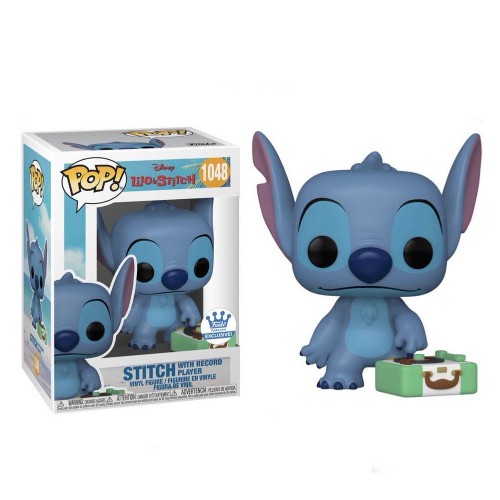 Funko Pop! Disney Lilo & Stitch Stitch with Record Player 1048 Exclusivo