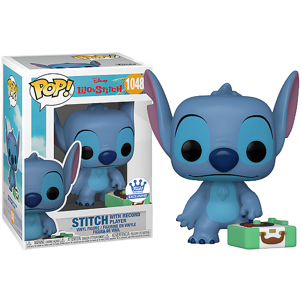 Funko Pop! Disney Lilo & Stitch With Record Player 1048 Exclusivo