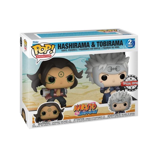 Funko Pop! Animation Naruto Shippuden Hashirama & Tobirama 2 Pack Exclusivo