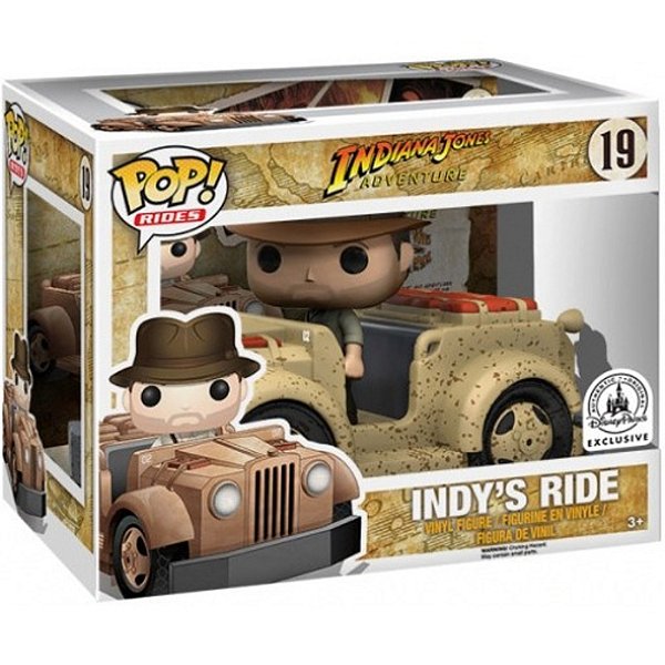 Funko Pop! Rides Filme Indiana Jones Indys Ride 19 Exclusivo