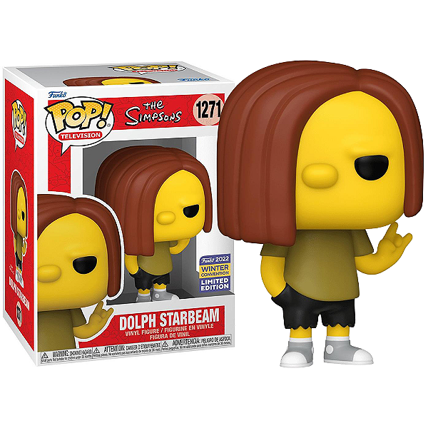 Funko Pop! Television Os Simpsons Dolph Starbeam 1271 Exclusivo