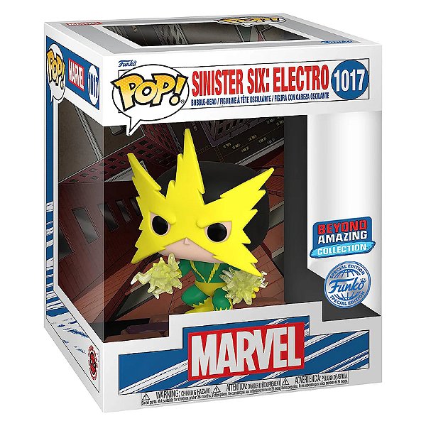 Funko Pop! Marvel Sinister Six Electro 1017 Exclusivo